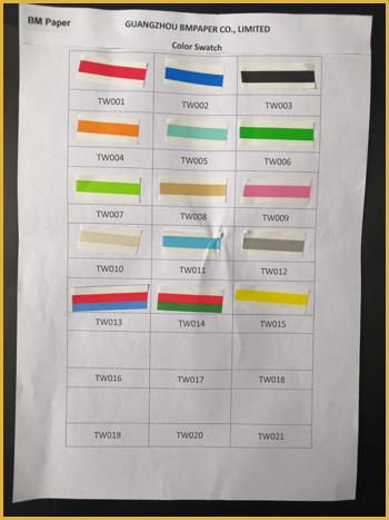impressão de tinta segura bebendo colorida de 60gsm Straw Wrapping Paper With Food