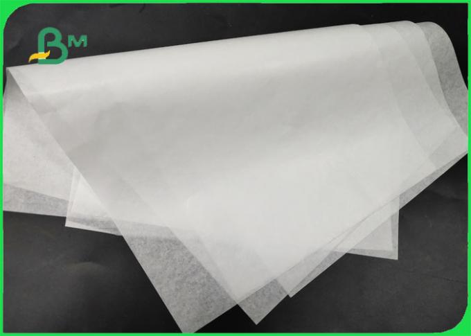 Papel de envolvimento à prova de graxa do queque do produto comestível 38G/papel frente e verso do silicone