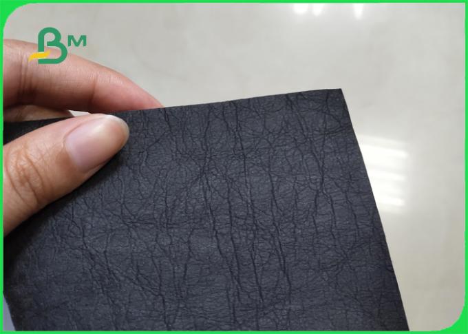 Bens deoposição laváveis lustrosos e Textured do papel de embalagem da cor preta