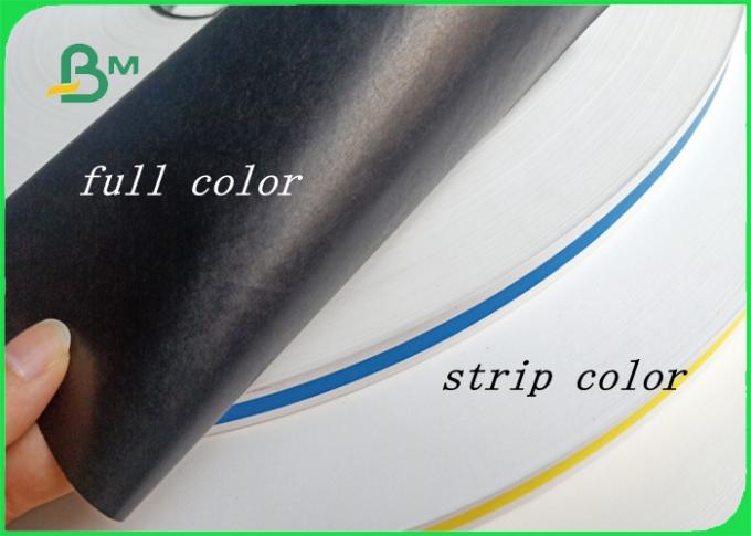 Largura papel de palha impermeável da impressão a cores de 15 - de 600mm 60gsm FDA para beber