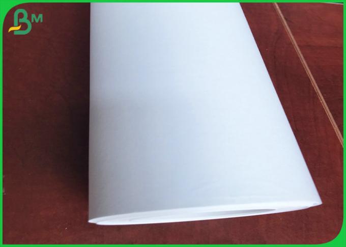 Bom rolo branco do papel de plotador do Inkjet da força 80gsm para o sistema do corte do vestuário