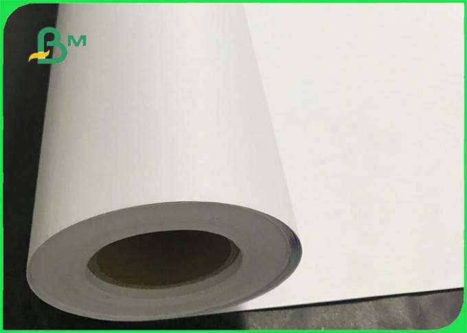 rolo branco do papel de plotador de 45gsm 60gsm 70gsm 62inch 65inch CAD para o vestuário