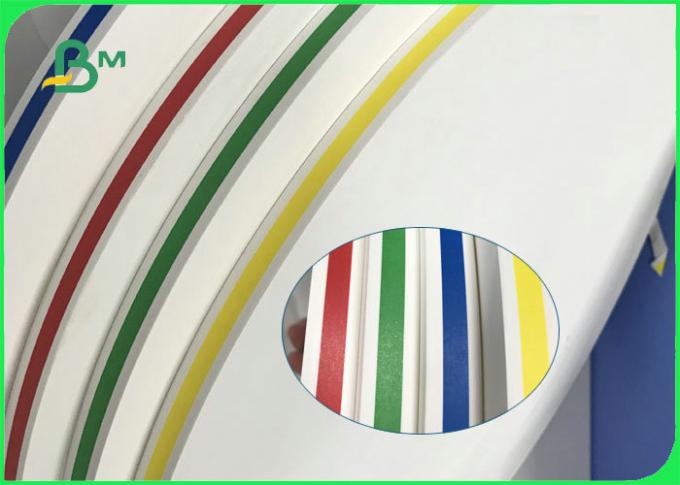 rolo colorido do papel do ofício do produto comestível de 60gsm 120gsm FDA para a fatura das palhas