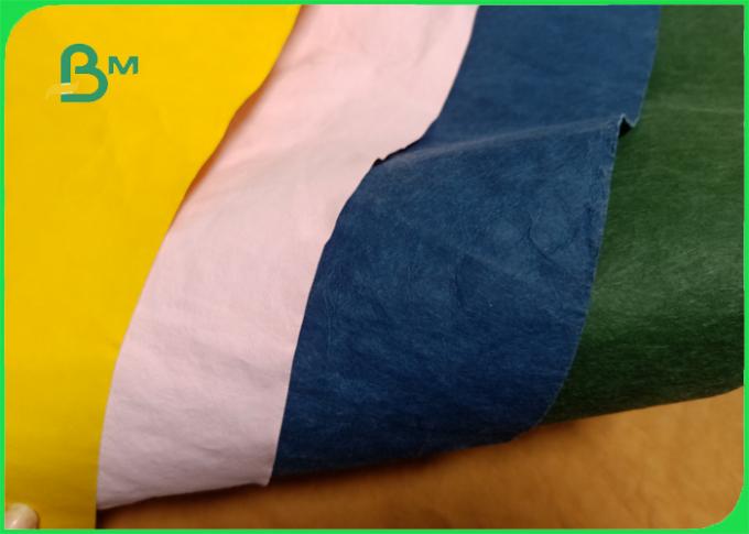 Umidade - rolo reciclado lavável multicolorido do papel de embalagem da prova para o saco do plano