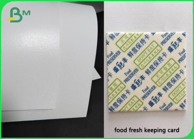 1 PE lateral revestiu fábrica dessecante bruta de papel absorvente do empacotamento de alimento de 420 G/M
