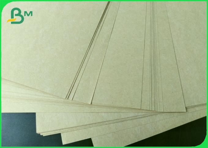 o papel de embalagem Eco-amigável de Brown Para sacos envolve 70 - polpa do bambu 100gsm