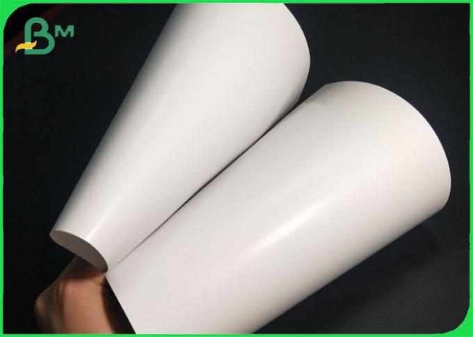 o lado dobro branco de 80g 150g 170g 200g revestiu a superfície lustrosa & lisa de papel