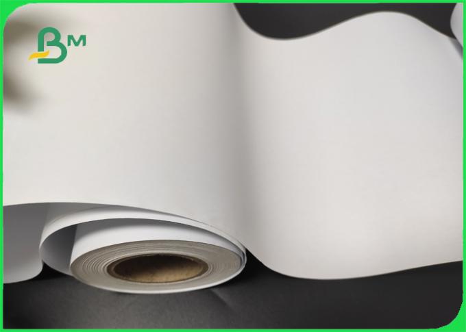 Rolo imprimível reciclável do papel do marcador do vestuário de 45gsm 72inch no branco