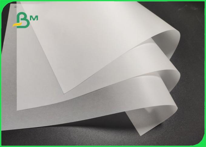 Papel de envolvimento de papel translúcido do tamanho do teste padrão branco 75gsm A1