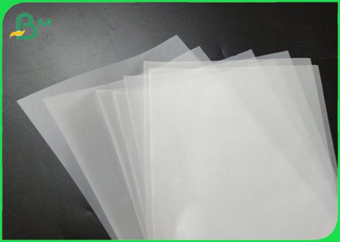 Folhas de papel brancas translúcidas do traçado de 73gsm 83gsm para a impressão