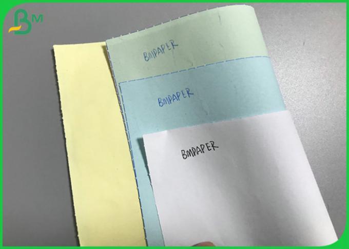 De impressão 50gsm/55gsm sem carbônio do papel de cópia do Ncr da cor múltipla rolo do papel