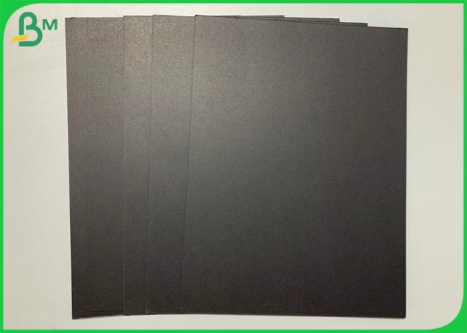 Rolo preto reciclável do cartão para a impressão lisa 300g 350g do cartão de nome