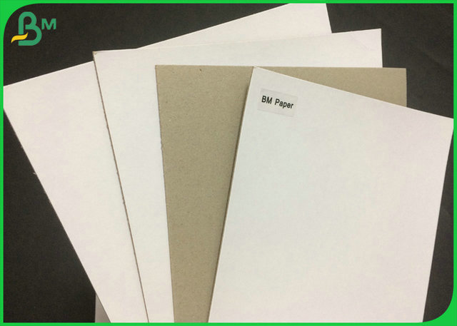 1,0 milímetros imprimíveis a 4,0 milímetros de cartão Branco-cinzento para a fatura rígida das caixas