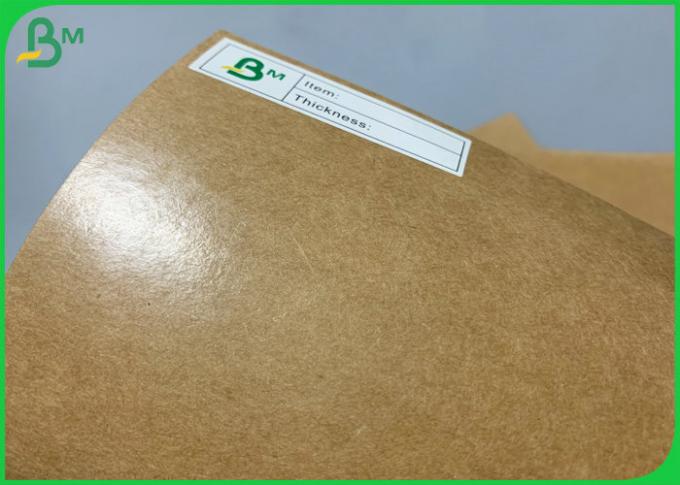 Papel de embalagem 270gsm de Brown do produto comestível com o PE 15gsm revestido para a caixa seca do alimento