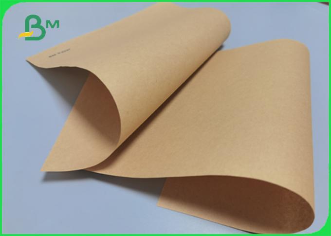 Papel de empacotamento do ofício do papel 60gsm 80gsm Brown do rolo pequeno com rolo 25kg/