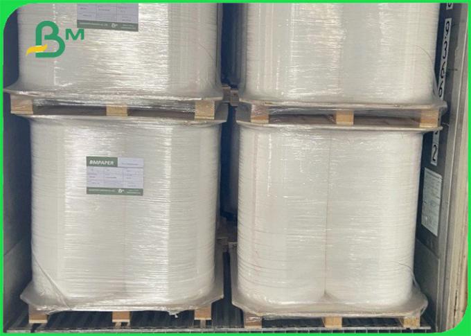 28gram biodegradável Straw Wrapping Paper branco 26mm * 5000m Rolls