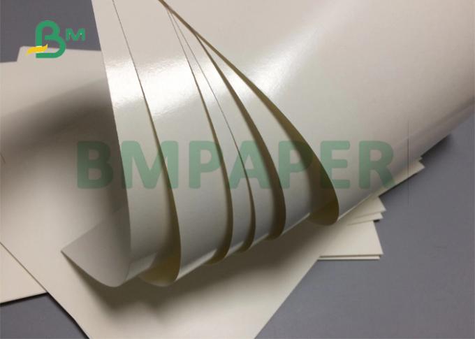 placa de papel revestida do PE lateral do produto comestível 1 de 300gsm 350gsm para a bacia de papel descartável