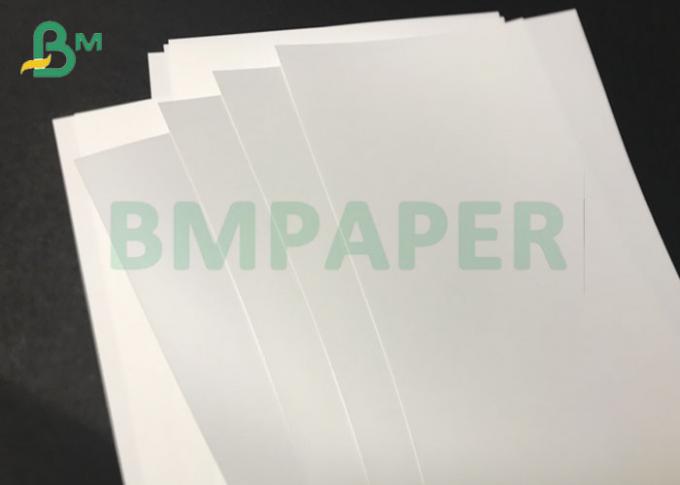 Folhas de papel sintéticas brancas opacas resistentes do rasgo 200um 300um para anunciar