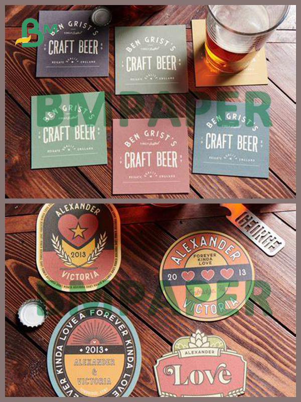 Pousas-copos altas de Mat Board To Branded Drinks da cerveja das qualidades da absorção