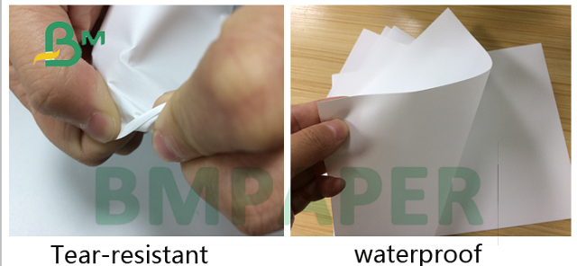 folha de pedra lateral do papel de 80gsm 100gsm 2 impermeáveis para o pacote 30x40cm de Fruite