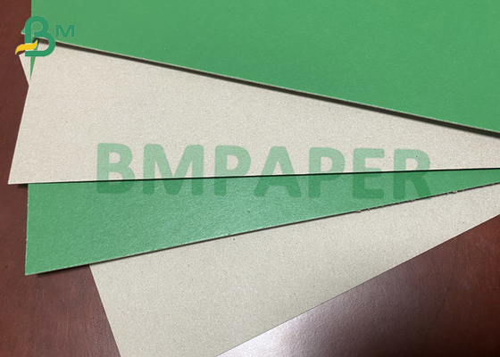 rigidez alta envernizada 2mm verde do cartão cinzento de papel da caixa de 1.2mm