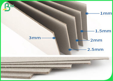 Reciclado reduza a polpa Grey Chipboard Sheets Strong Stiffness 1.5mm Grey Paper