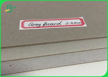 Folhas de capa do livro cinzentas de envolvimento comprimidas da espessura do papel de placa 2.4mm