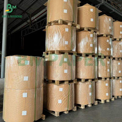 Papel de embalagem para sanduíches resistente à gordura de 35 gm 40 gm marrom para cesta de alimentos 700 mm