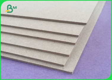 Recicle o papel de placa cinzento/folhas cinzentas da placa da matéria prima da espessura de 0,45 - de 4mm