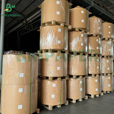 75 gm 80 gm Papel Kraft Castanho Virgem Para Sacos de Cimento Alto Expansível 90cm