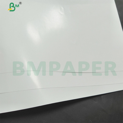 Papel branco revestido de um lado de papel de cone de alimentos para sorvete 80gm
