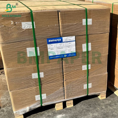 Impressão OEM 28g Papel de embalagem de palha Rolo de corte 44mm Papel Kraft colorido de qualidade alimentar