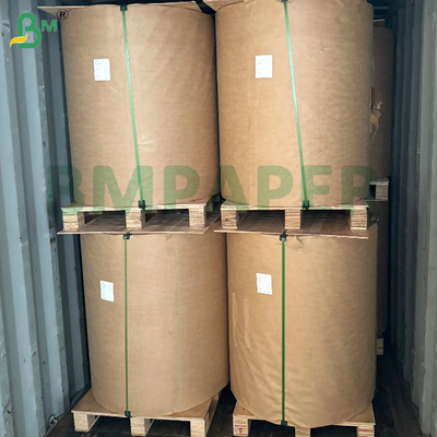 Papel anti-abrasão não branqueado Folhas Kraft de 120 gm para painéis de vidro sensíveis