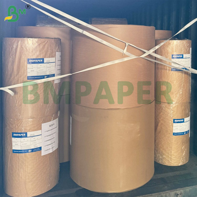 Papel de revestimento térmico livre de BPA Jumbo Roll Natural / Branco Alto 790mm 860mm
