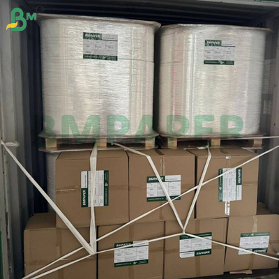 Papel de embalagem de palha de 24 gm 28 gm para a indústria de bebidas 29 mm 33 mm de alta resistência