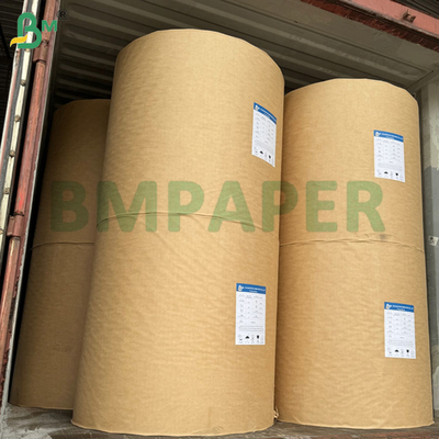 Papel Kraft Preto Profundo Dupla Face 70gsm 80gsm, Rolos de 300-2300mm