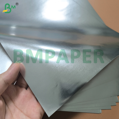 Papel para rótulo de cerveja prateado metálico 80gsm 90gsm para garrafas e latas de cerveja
