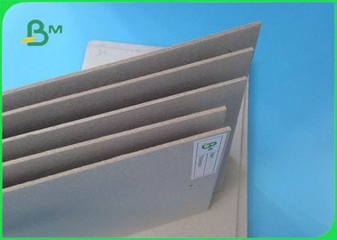 Placa de papel cinzenta sem revestimento reciclada da espessura da polpa 1.0mm 1.5mm para caixas