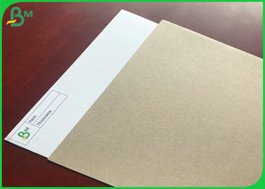 Placa frente e verso revestida reciclada do papel de papel de embrulho da polpa 250g com revestimento branco