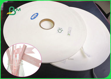 rolo do papel do produto comestível de 60gsm 120gsm FDA/papel de palha biodegradáveis