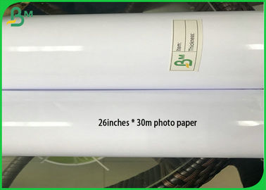 papel revestido do PE 200G/impressão no rolo lustroso do papel da foto da aquarela com 24 polegadas 36 polegadas
