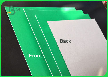 a rigidez dura de 1.2mm laminou placa de palha verde/cinzenta do cartão para caixas de embalagem
