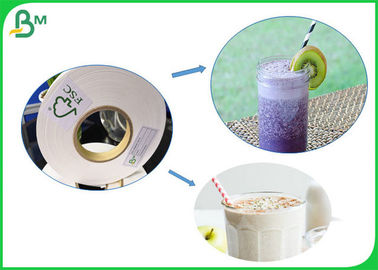 Papel de embalagem Compostable de produto comestível de 100% 60gsm 120gsm para palhas biodegradáveis