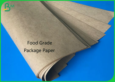 Rolo de papel do produto comestível de rolo enorme 40g 50g Brown Kraft para o envolvimento de alimento da rua