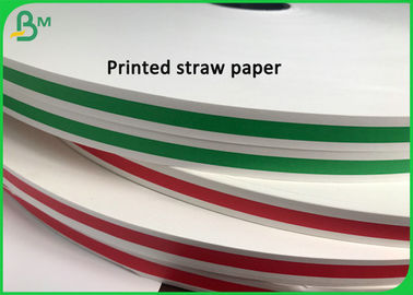 O rolo liso do papel do produto comestível da superfície 60g 80g 120g/coloriu o papel de palha com tamanho feito sob encomenda