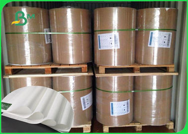 Espessura 30 - o PE 350gsm revestiu o papel de embalagem Branco da cor nas bobinas para a vária embalagem