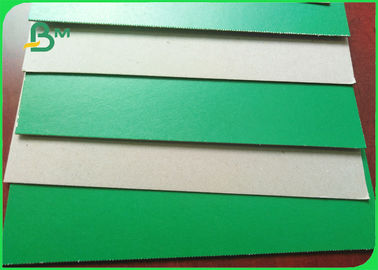 cartão rígido cinzento envernizado 1.3mm verde da placa da caixa de 1.2mm para caixas de armazenamento