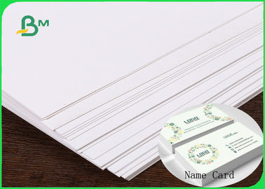 Cartão branco alto 1.35MM 1.5MM do papel de placa C1S do marfim da espessura do FSC &amp; do ISO para fazer o cartão de nome
