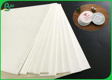 Bom papel absorvente 1.8mm branco da absorção de água 1.4mm 1.6mm para a placa da pousa-copos
