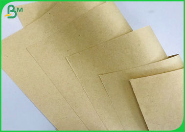 Rolo reciclado do papel de embalagem da polpa 50gsm Brown, placa do forro de Kraft do Virgin